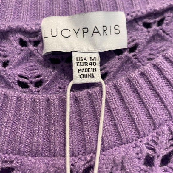 NWT- Lucy Paris Parker Sweater - Picture 7 of 9